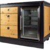Der Merklinger Outdoor Modul "Maria" (Kühlschrank Links + 3 Schubladen + 2 Dose) -Brun Grill Geschaft 004 dermerklinger holzbackofen grill pizzaofen kuehlschrankmodul outdoorkueche