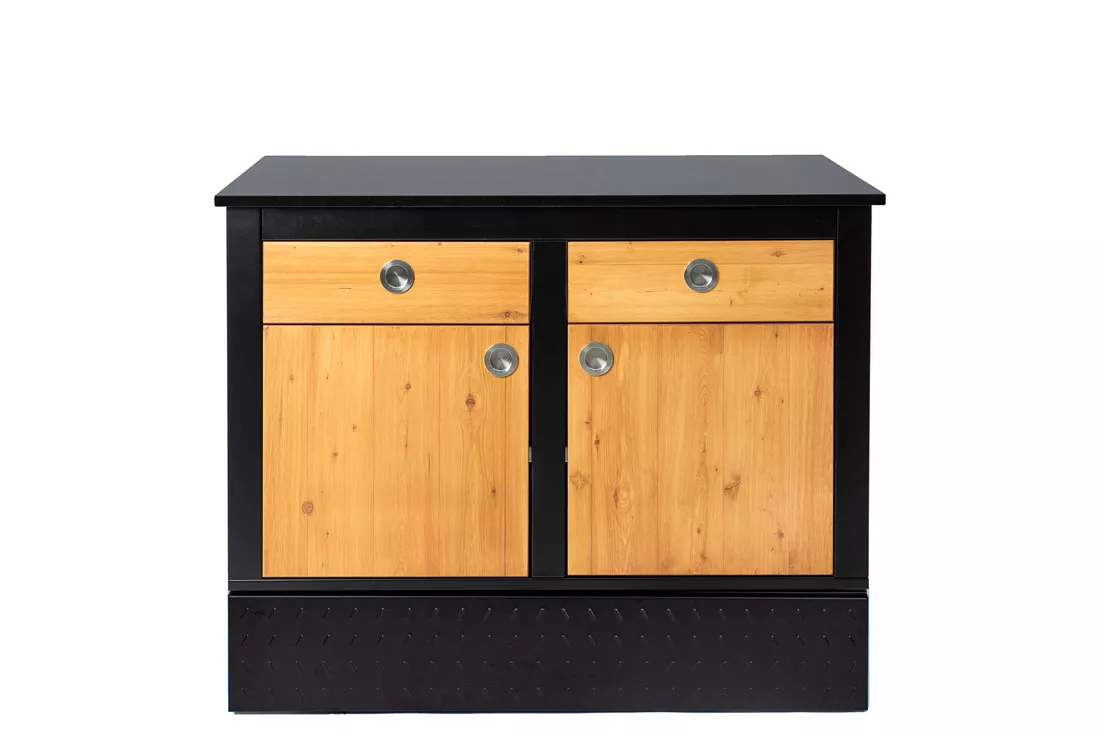 Der Merklinger Outdoor Modul "Vroni" (2 Schubladen + 2 Türen M. Ablage) 7 Der Merklinger Outdoor Modul "Vroni" (2 Schubladen + 2 Türen M. Ablage) – Bild 5