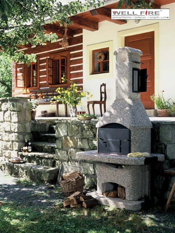 Grillkamin Wellifre NOVA QUATTRO 4 In 1 Braun, Mit Betonhaube 6 Grillkamin Wellifre NOVA QUATTRO 4 In 1 Braun, Mit Betonhaube – Bild 4