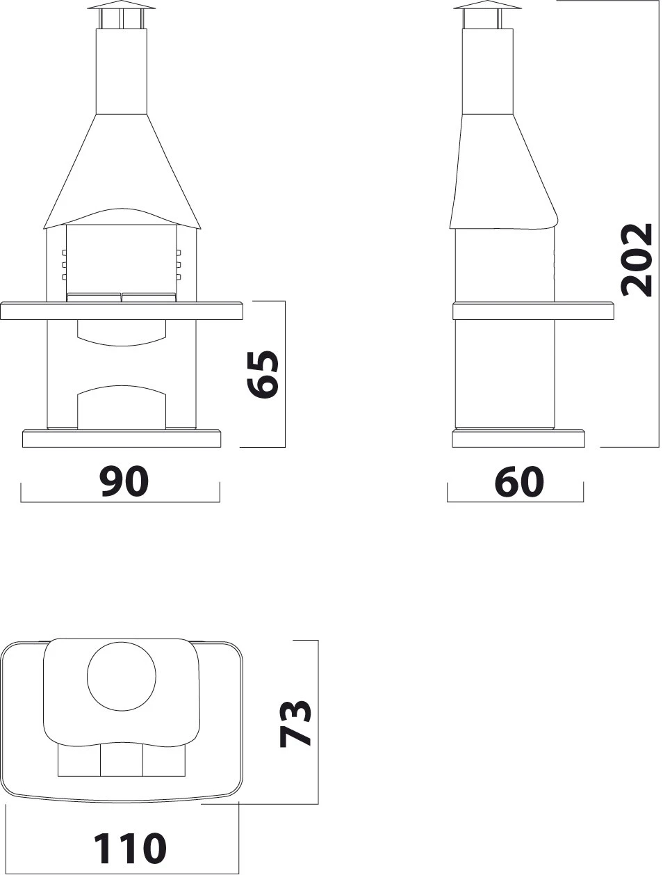 Grillkamin Wellfire NOVA Weiß Mit Edelstahlhaube 5 Grillkamin Wellfire NOVA Weiß Mit Edelstahlhaube – Bild 3