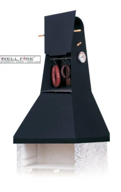 Grillkamin Wellfire PARTY QUATTRO 4 In 1 Mit Stahlhaube -Brun Grill Geschaft 1235 2