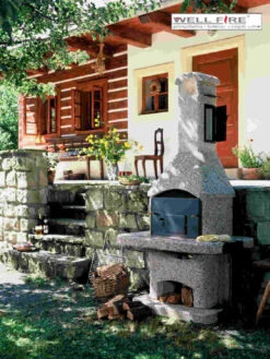 Grillkamin Wellfire NOVA QUATTRO 4 In 1 Weiß Mit Betonhaube -Brun Grill Geschaft 1237 2