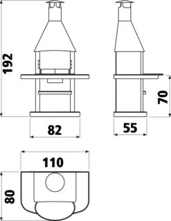 Grillkamin Wellfire ARDEA Mit Edelstahlhaube 10 Grillkamin Wellfire ARDEA Mit Edelstahlhaube -Brun Grill Geschaft 1256 1