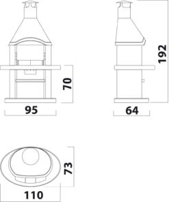 Grillkamin Wellfire DUNA COLORA Mit Kupferhaube 8 Grillkamin Wellfire DUNA COLORA Mit Kupferhaube -Brun Grill Geschaft 1257 1