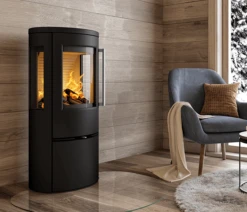 Kaminofen TermaTech TT23RG Schwarz, 5,6 KW -Brun Grill Geschaft 13d7e8a8629db284f5c08b10b9d02471