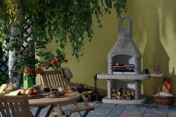 Grillkamin Wellfire SIESTA Braun Mit Betonhaube -Brun Grill Geschaft 1865bee3fc258f718a9991e8d1ea93a1