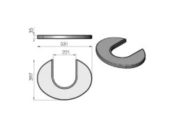 Kaminofen TermaTech TT20Rs Speckstein Schwarz, 5 KW -Brun Grill Geschaft 2511 473466