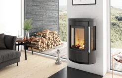 Kaminofen TermaTech TT23RGW, 5,6 KW -Brun Grill Geschaft 2a5d95c1c8f97389a89284ecbe225f52