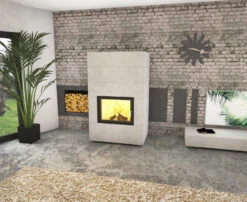 Kaminbausatz Brunner Systemkamin BSK 08 Stil Kamin Schiebetür, 11 KW -Brun Grill Geschaft 2bf03bd9dba93980d9bc3b75b2b5b00a