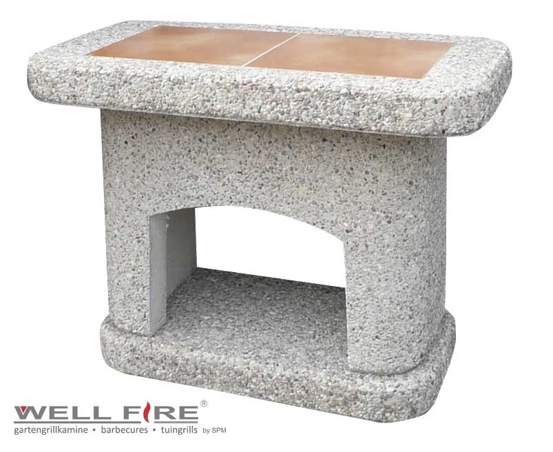 Beistelltisch Für Grillkamin NOVA Braun 4 Beistelltisch Für Grillkamin NOVA Braun – Bild 2