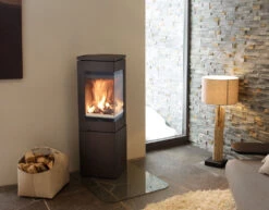 Kaminofen Nordpeis QUADRO 2 Schwarz, 6 KW -Brun Grill Geschaft 5494 2dcb27