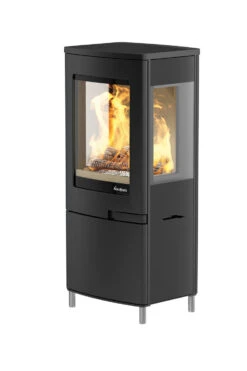 Kaminofen Nordpeis UNO 4 Schwarz, 4 KW -Brun Grill Geschaft 5502 2d5aa9