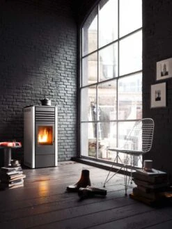 Pelletofen MCZ MAGGIE Comfort Air S1, 10 KW -Brun Grill Geschaft 5615 3