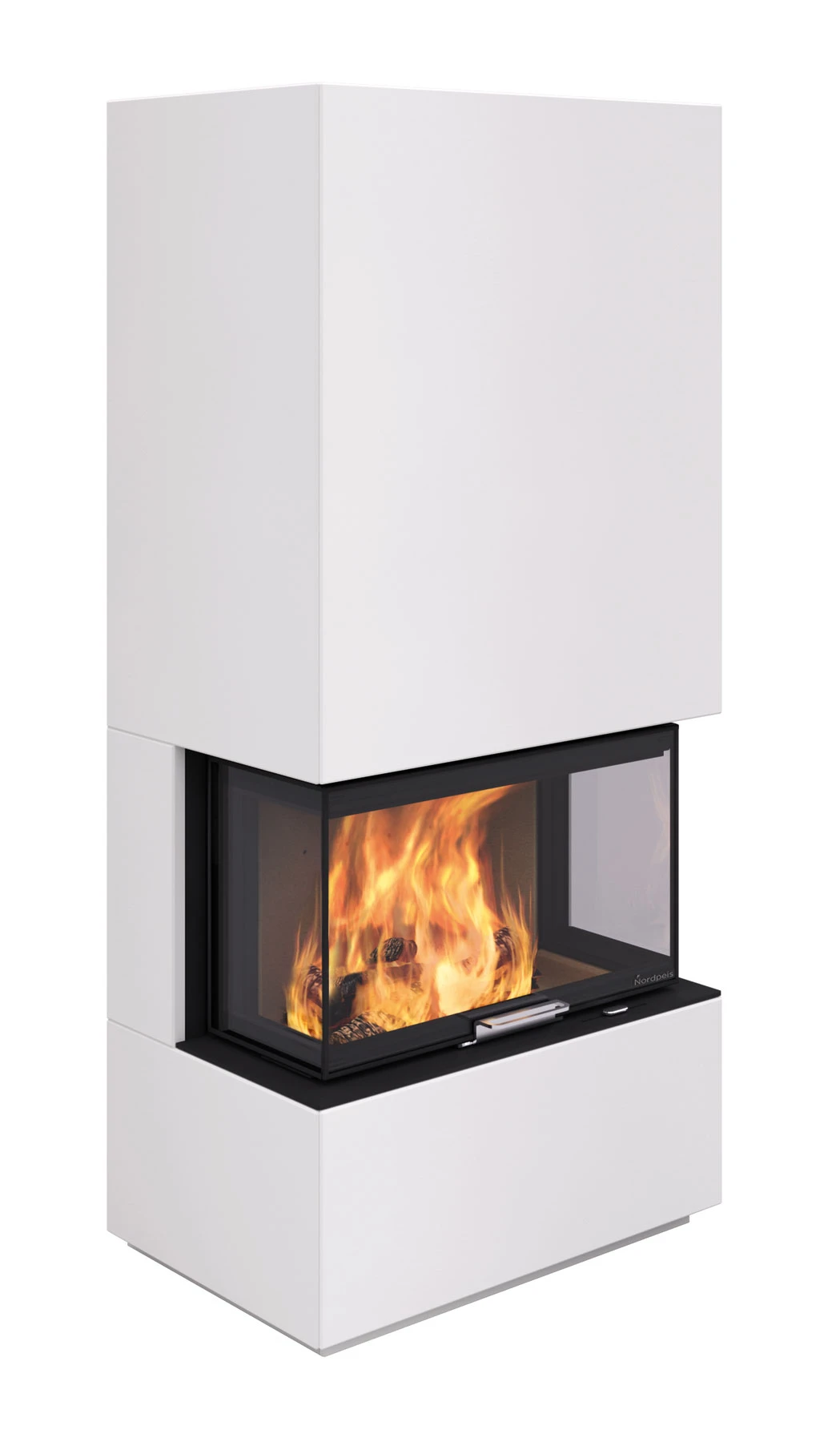 Kaminbausatz Nordpeis MONACO LOW BASE IR Super Max, 8 KW 3 Kaminbausatz Nordpeis MONACO LOW BASE IR Super Max, 8 KW