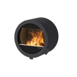 Kaminofen Nordpeis ME Wand 5,8 KW Schwarz -Brun Grill Geschaft 5a49de263291ea5a70c4927ecb977331