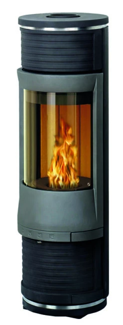 Kaminofen Leda UNICA, 5 KW -Brun Grill Geschaft 6648 1e4365