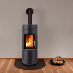 Kaminofen Leda COLONA Lite Schwarz, 6 KW -Brun Grill Geschaft 6654 1b4ff6