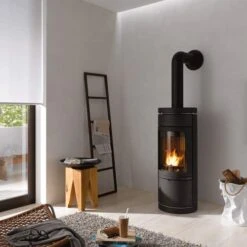 Kaminofen Leda NOVIA Plus, 6 KW -Brun Grill Geschaft 6657 3b6d32