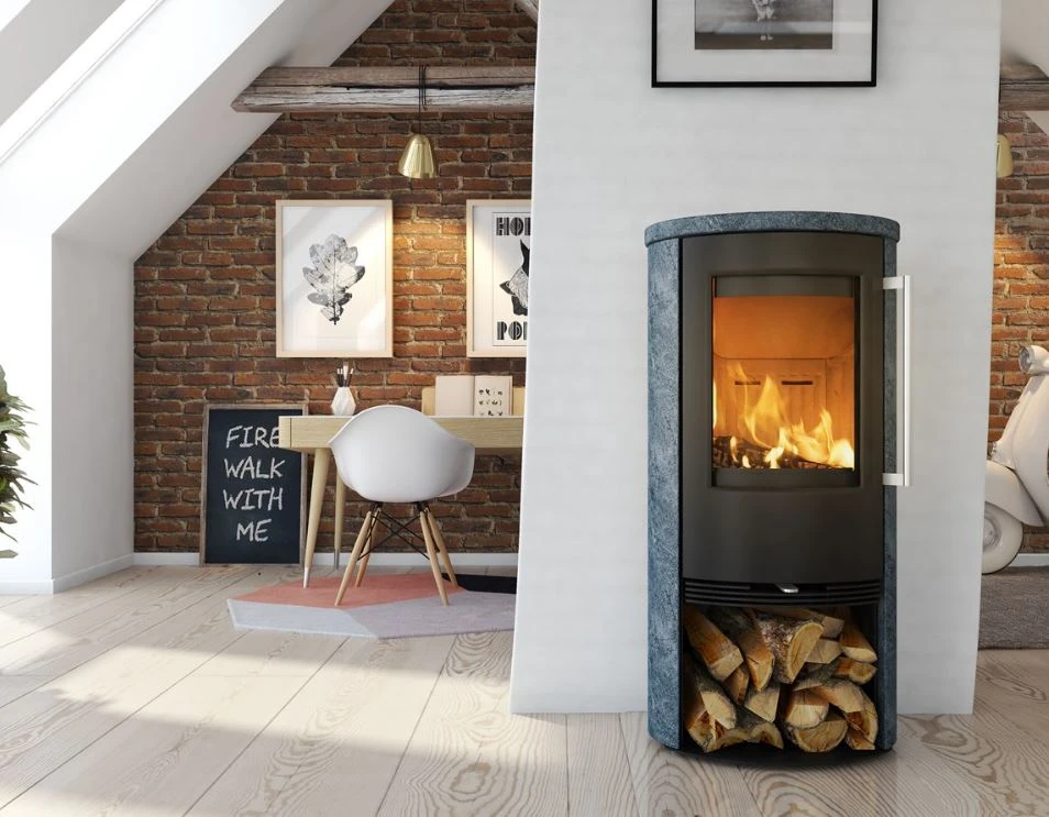 Kaminofen TermaTech TT21RS Speckstein Matt, 5 KW 6 Kaminofen TermaTech TT21RS Speckstein Matt, 5 KW – Bild 4