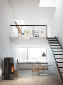 Pelletofen MCZ HALO Maestro UP M2, 8 KW -Brun Grill Geschaft 7191 6