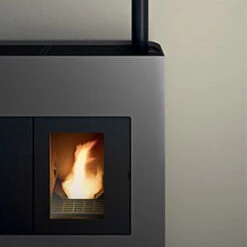 Pelletofen RED ALTHEA Multiair UP! S1, 9 KW -Brun Grill Geschaft 7275 4