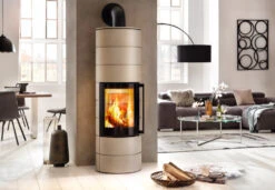 Kaminofen Spartherm AMBIENTE A4 H2O, 8 KW -Brun Grill Geschaft a4 perle milieu 02 2017 print