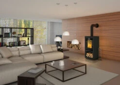 Kaminofen Spartherm AMBIENTE A7, 5,9 KW -Brun Grill Geschaft a7 nero