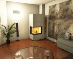 Kaminbausatz Brunner Systemkamin BSK 02 Eck Kamin Links Schiebetür, 11 KW -Brun Grill Geschaft addb50daeeb1915d3c715461cd6af824