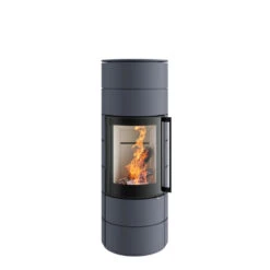 Kaminofen Spartherm AMBIENTE A3, 5,9 KW -Brun Grill Geschaft ambiente a3 graublau feuer