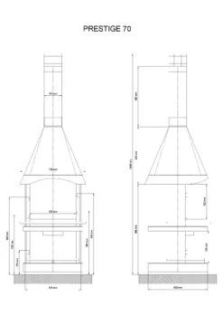 Grillkamin Wamsler PRESTIGE 70 -Brun Grill Geschaft b75ef6ef92e3f54d4d72f00f28df4b6a