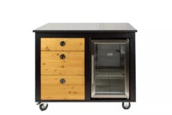 Der Merklinger Outdoor Modul "Maria" (Kühlschrank Rechts + 3 Schubladen + 2 X Dose) -Brun Grill Geschaft be63a3a931eea7989224c92997075c3a