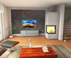 Kaminbausatz Brunner Systemkamin BSK 01 Eck Kamin Drehtür, 10 KW -Brun Grill Geschaft bsk01 03qqmnbrmwrqi2e