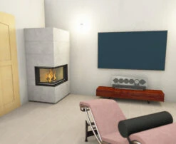 Kaminbausatz Brunner Systemkamin BSK 02 Eck Kamin Rechts Schiebetür, 11 KW -Brun Grill Geschaft bsk02 45 01cix2fgpv5dblx