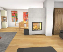 Kaminbausatz Brunner BSK 04 Stil Kamin Tunnel Schiebetür-Kipptür, 10,5 KW -Brun Grill Geschaft bsk04t 01vvhkm7ie4vddb