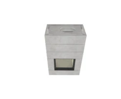 Kaminbausatz Brunner BSK 04 Stil Kamin Tunnel Schiebetür-Kipptür, 10,5 KW -Brun Grill Geschaft bsk04t 05sivtaifrcx97l