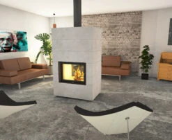 Kaminbausatz Brunner Systemkamin BSK 08 Kompakt Kamin Tunnel, 11 KW -Brun Grill Geschaft bsk08t 01odmywloveudgl