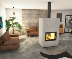 Kaminbausatz Brunner Systemkamin BSK 08 Kompakt Kamin Tunnel, 11 KW -Brun Grill Geschaft bsk08t 02umimnk58hqyjg