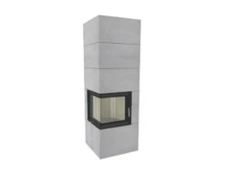 Kaminbausatz Brunner Systemkamin BSK 09 Eck Kamin Drehtür Aufsatzspeicher, 8 KW -Brun Grill Geschaft bsk09 10fvhrx7670szmw