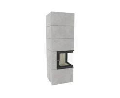 Kaminbausatz Brunner Systemkamin BSK 09 Eck Kamin Drehtür Aufsatzspeicher, 8 KW -Brun Grill Geschaft bsk09 12vp83udb45vc9s