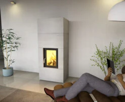 Kaminbausatz Wasserführend Brunner Systemofen BSO 04 HKD 2.2k SK, 8 KW -Brun Grill Geschaft bso04 02mvula3mhmio4d