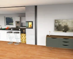 Kaminbausatz Brunner Systemkamin BSK 09 Eck Kamin Drehtür Aufsatzspeicher, 8 KW -Brun Grill Geschaft c93459bc7dd62ad8ed0fa9cc4a54d0a3