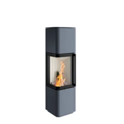 Kaminofen Spartherm CUBO L, 5,9 KW -Brun Grill Geschaft cubo l graublau feuer