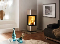 Kaminofen Spartherm CUBO S, 5,9 KW -Brun Grill Geschaft cubo s perle foto