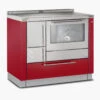 Holzherd Greithwald Öko Power 100, 7,33 KW -Brun Grill Geschaft cucina a legna op100 inox bordeaux2 1 2
