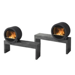 Kaminofen Nordpeis ME Bank 5,8 KW Schwarz -Brun Grill Geschaft d18c626d55efd76362b1b818451110db