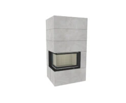 Kaminbausatz Brunner Systemkamin BSK 02 Eck Kamin Rechts Schiebetür, 11 KW -Brun Grill Geschaft da44c6264535ada66ec2a36595bcf4e1