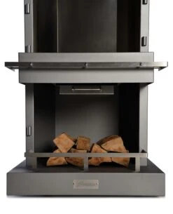 Grillkamin Edelstahl Firestar CUBE CLASSIC 24 Grillkamin Edelstahl Firestar CUBE CLASSIC -Brun Grill Geschaft firestar cube detailjas 0381