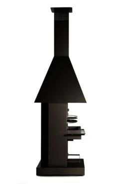 Grillkamin Edelstahl Firestar CUBE CLASSIC 20 Grillkamin Edelstahl Firestar CUBE CLASSIC -Brun Grill Geschaft firestar cube schwarz seitlichjas 0330