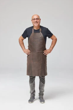 IGNIUM Grillschürze -Brun Grill Geschaft ignium grill lederschuerze maenner