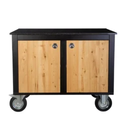 Der Merklinger Outdoor Modul "Anton" (2 Türen M. Ablage) -Brun Grill Geschaft merklinger holzbackofen grill pizzaofen brotbackofen mobiler seitentisch granit turen ablage jpg